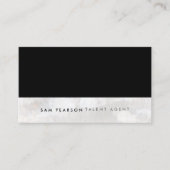 Carte de visite de l'agent de talent (Devant)