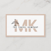 Carte de visite de l'agent de voyage (Devant)