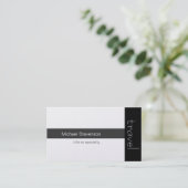 Carte de visite de l'agent de voyage (Debout devant)