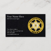 Carte de visite DE L'AGENT D'EXÉCUTION (Devant)