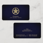 Carte de visite de l'agent d'exécution de la cauti (Devant / Derrière)