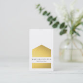 Carte de visite de l'agent immobilier Chic Graphic (Debout devant)