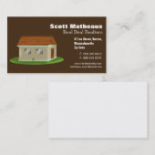 Carte de visite de l'agent immobilier Realtor Real (Devant / Derrière)