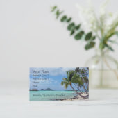 Carte de visite de lagon de Bora Bora (Debout devant)