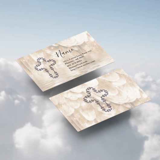 Carte de visite de l'aile Sepia Angel