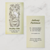 carte de visite de lait de chèvre (Devant / Derrière)