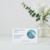 Carte de visite de lamantins de bébé (Debout devant)