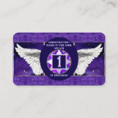 carte de visite de l'âme violette (Devant)