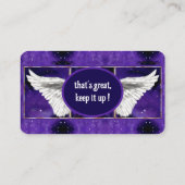 carte de visite de l'âme violette (Dos)