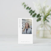 Carte de visite de l'analyseur de données indépend (Debout devant)