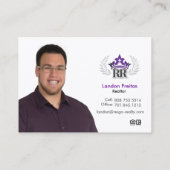 Carte de visite de Landon (Dos)