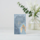 Carte de visite de l'ange céleste (Debout devant)