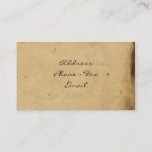 Carte de visite de l'antiquité 5 (Dos)