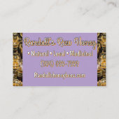 Carte de visite de l'Apiary (Dos)