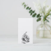 Carte de visite de lapin (Debout devant)