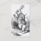 Carte de visite de lapin (Dos)