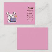 Carte de visite de lapin (Devant / Derrière)