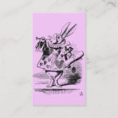 Carte de visite de lapin (Dos)