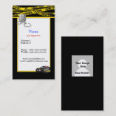 Carte de visite de l'application des lois (Devant / Derrière)