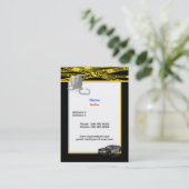 Carte de visite de l'application des lois (Debout devant)