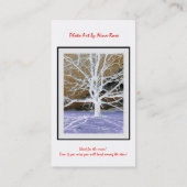 Carte de visite de l'arbre de Lisa (Dos)