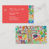 Carte de visite de l'arbre de vie (Devant / Derrière)