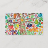 Carte de visite de l'arbre de vie (Dos)