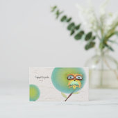 Carte de visite de l'arbre du hibou (Debout devant)