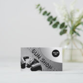 Carte de visite de l'Arrière - plan de métal de la (Debout devant)