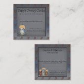 Carte de visite de l'artisanat des bougies (Devant / Derrière)