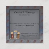 Carte de visite de l'artisanat des bougies (Dos)