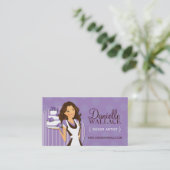 Carte de visite de l'artiste sucrier (Debout devant)