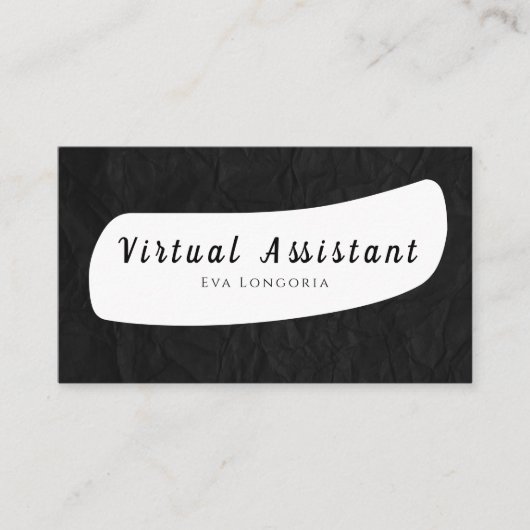 Carte de visite de l'Assistant virtuel (Devant)