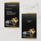 Carte de visite de l'assurance de sécurité (Devant / Derrière)