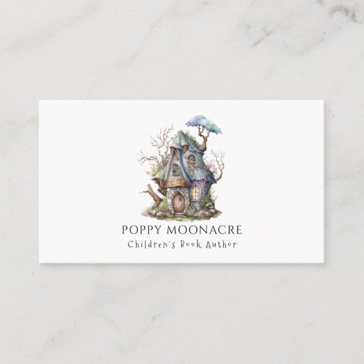Carte de visite de l'auteur de livres pour enfants (Devant)