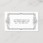 Carte de visite de l'auteur Quill de l'auteur (Dos)