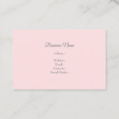 Carte de visite De Lavage À L'Abeille Et À L'Arc E (Dos)