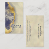 Carte de visite de lavage à l'aquarelle contempora (Devant / Derrière)