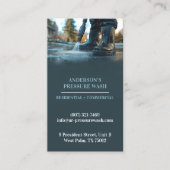 Carte de visite de lavage à pression d'eau (Devant)