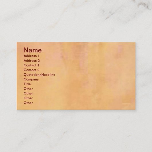 Carte de visite de lavage antique (Devant)