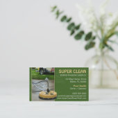 Carte de visite de lavage de pression ou de (Debout devant)