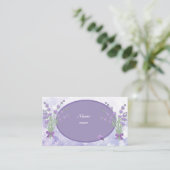 Carte de visite de lavande (Debout devant)