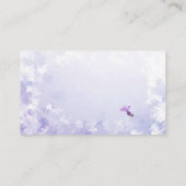 Carte de visite de lavande (Dos)