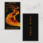 Carte de visite de lave (Devant / Derrière)