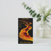 Carte de visite de lave (Debout devant)