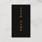 Carte de visite de lave (Dos)