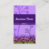 Carte de visite de Lavendar (Dos)