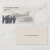 Carte de visite de l'aviation militaire (Devant / Derrière)