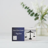 Carte de visite de l'avocat (Debout devant)