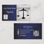 Carte de visite de l'avocat (Devant / Derrière)